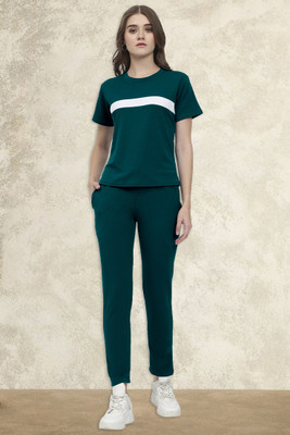 DTR FASHION Colorblock Women Track Suit