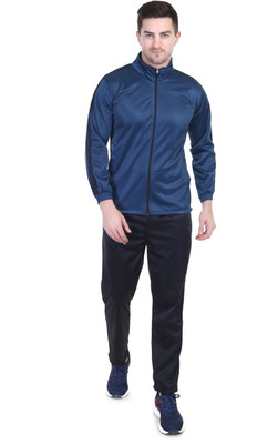 Mom's Cradle Solid, Striped Men Track Suit