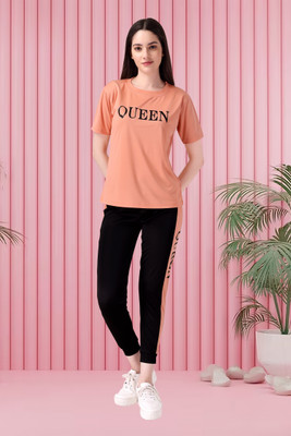 Queen Printed Women Track Suit