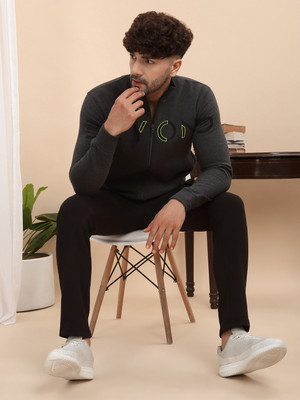 SWEET DREAMS Self Design Men Track Suit