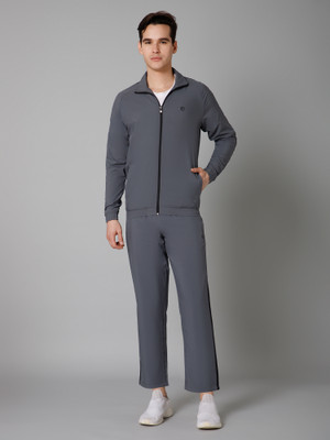 Turnfit Solid Men Track Suit
