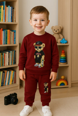 ASHRA TRENDING Baby Boys & Baby Girls Casual T-shirt Pyjama(Multicolor)