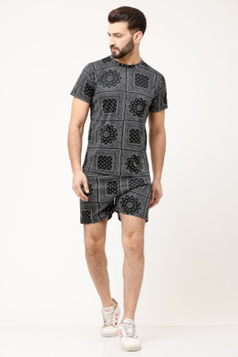FUBACK Printed Men Track Suit