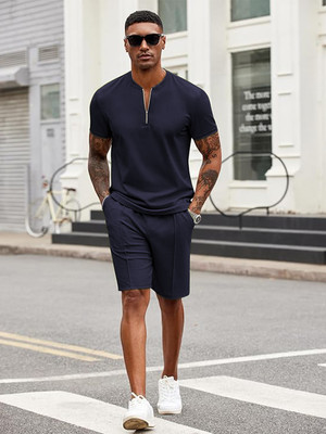 Crease & Clips Solid Men Track Suit