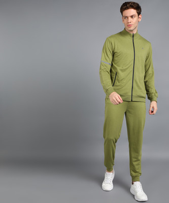 Adrenex Solid Men Track Suit