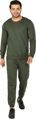 SHAUN Solid Men Track Suit