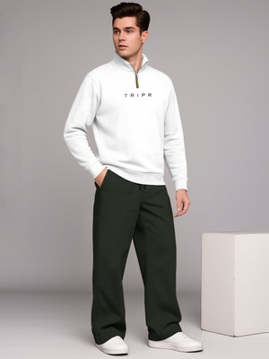 TRIPR Solid Men Track Suit
