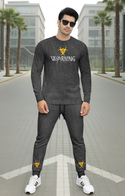 CATCHO Printed Men Track Suit