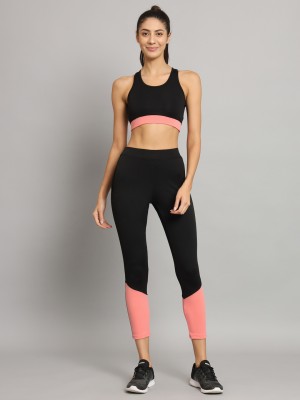 BEING RUNNER Solid, Colorblock Women Track Suit