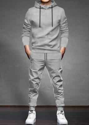 BLIVE Solid Men Track Suit