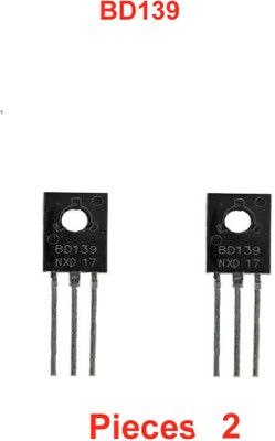 Elph BD139 NPN Bipolar Medium Power Transistor 80V 1.5A TO-126_Pack of 2 NPN Transistor(Number of Transistors 2)