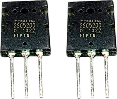 AVISRI 2 PCS TOSHIBA 2SC5200 10A 230V NPN Transistor(Number of Transistors 2)