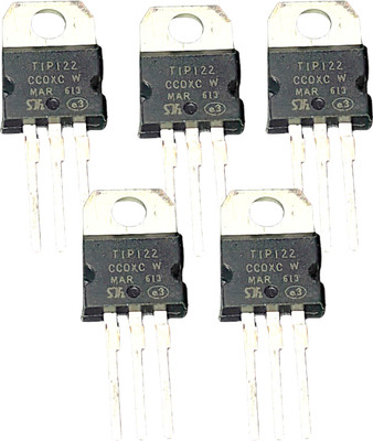 AVISRI 5 PCS TIP122 5A 100V Darlington High-Current NPN Transistor(Number of Transistors 5)