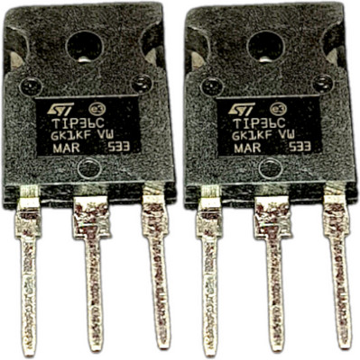 AVISRI 2 PCS TIP36 25A 280V Power Transistor for High-Current Applications NPN Transistor(Number of Transistors 2)