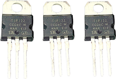 AVISRI 3 PCS TIP122 5A 100V Darlington High-Current NPN Transistor(Number of Transistors 3)