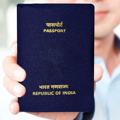 ABYS Passport Cover for Men & Women(Blue)