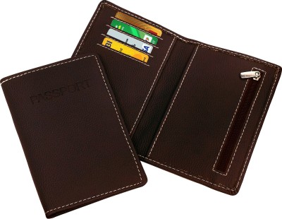 MATSS Men Casual, Ethnic, Evening/Party, Formal, Travel, Trendy Brown Genuine Leather Wrist Wallet(4 Card Slots)