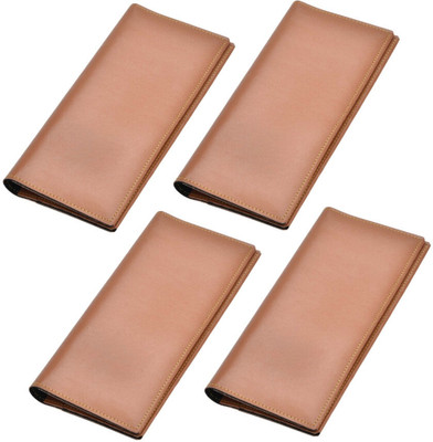 Vorak Ahimsa Stylish Document Holder Passport and Cover Checkbook Organiser(Beige)