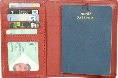 Kan 4 Card Holder(Set of 1, Maroon)