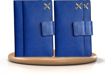 Vorak Ahimsa Stylish Gift Combo Bulk Set Passport Cover-Thanksgiving Gift(Blue)