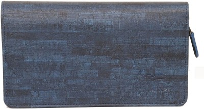 Sukeshcraft Multiple Cheque Book Holder 27 Slots (Cork Dark Blue)(Blue)