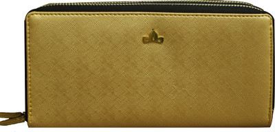 VEGAN Gold Purse||Clutch||Wallet for Women 8 Card Holder(Set of 1, Gold)