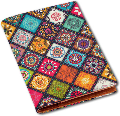 GRAPHICGIFT PU Leather Compact Passport Cover/Holder(Multi-Colour)(Multicolor)