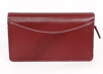 Sukeshcraft Family Cheque Book Holder -27 Slots (Cherry Leather)(Maroon)