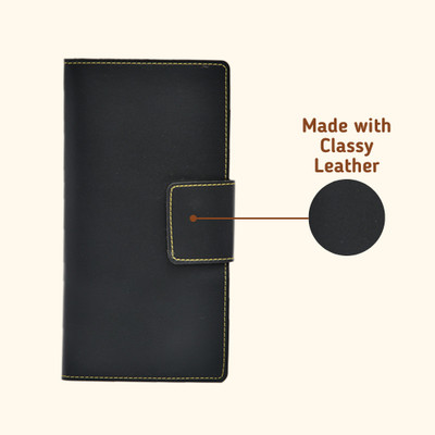 Vorak Ahimsa Stylish Gift Combo Bulk Set Passport Cover-Thanksgiving Gift(Black)