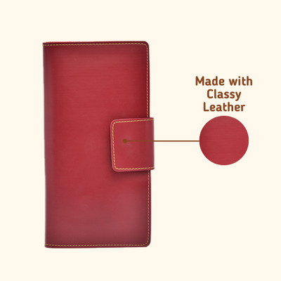 Vorak Ahimsa Stylish Gift Combo Bulk Set Passport Cover-Thanksgiving Gift(Red)