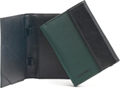 Assembly Passport Wallet Cover for Men & Women-Sleek Designed Leatherette Passport Holder(Green)