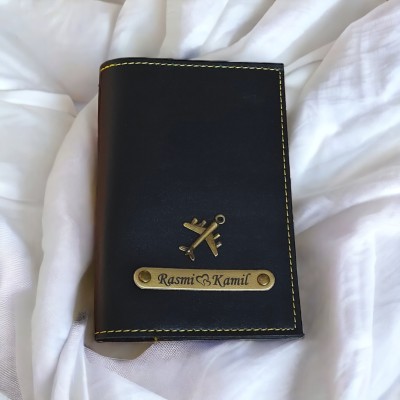 AngelsCreation Passport Wallet Cover(Black)
