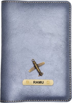 Vorak Ahimsa Classy Leather Passport Cover(Grey)
