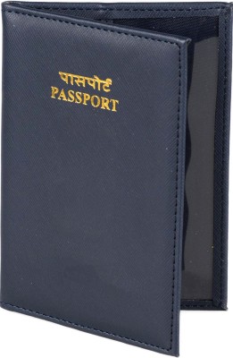FAVHOME PassPort Cover With Ticket Holder(Blue)