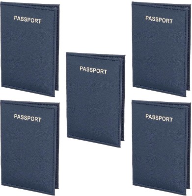 STORITE Travel Family Passport Cove Passport Holder Wallet Case for Men & Women(Blue)