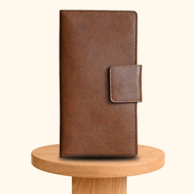 Vorak Ahimsa Stylish Gift Combo Set Passport Cover(Brown)
