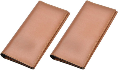 Vorak Ahimsa Stylish Document Holder Passport and Cover Checkbook Organiser(Beige)