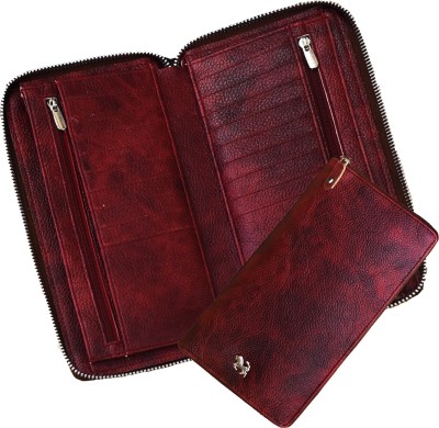 MATSS Leathrette RFID Protected Passport||Document Holder For Men And Women(Maroon)