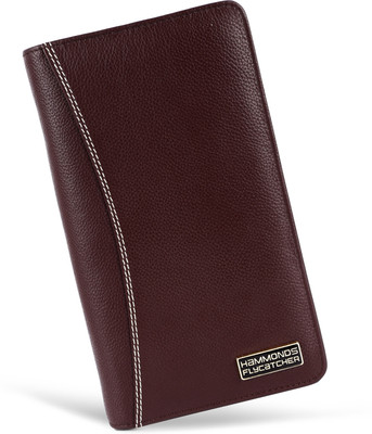 Hammonds Flycatcher popo Multiple Passport Holder Redwood Brown(Red)