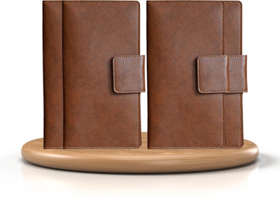 Vorak Ahimsa Stylish Gift Combo Bulk Set Passport Cover-Thanksgiving Gift(Brown)