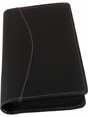 ZesTale Cheque Book Holder With Debit Credit Card Holder(Black)