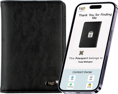 Tag8 Black Passport Finder Case(Black)