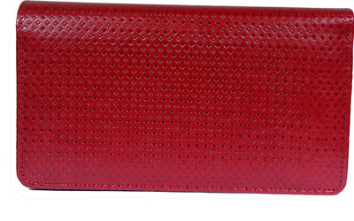 Sukeshcraft Multiple Cheque Book Holder I Hold Upto 8 Cheque Book,13 Card Slot Cherry(Red)