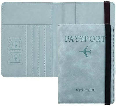 GAURINANDAN Passport Holder Cover Wallet for Men Women, Travel Essentials(Multicolor)