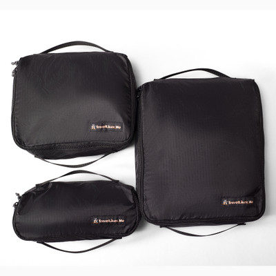 TRAVELLIKESME Packing cube Travel Organiser(Black)