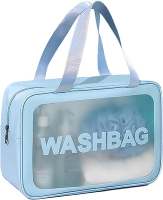 Flywind Makeup Organizer Bags Travel Cosmetic Toiletry Storage Pouch Washbags(Blue)