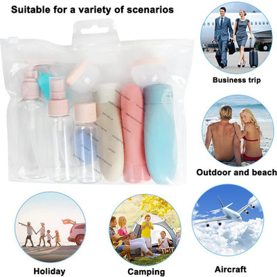 PAGALY Travel Bottles Set, Leak Proof Travel Bottles(Multicolor)