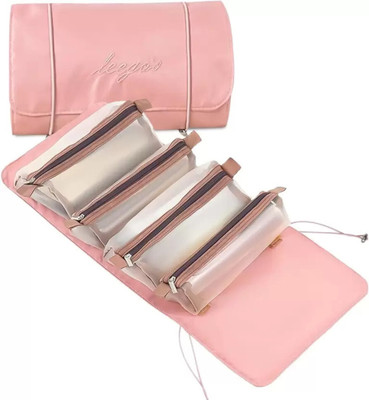 RK RETALIER 4 in 1 Hanging Roll-Up Foldable Portable Detachable cosmetic Bag(Multicolor)