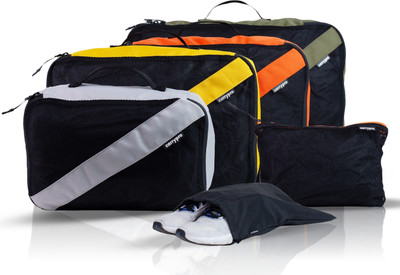 CarryPro The Pro Packing Cubes Travel Organiser (Set of 6)(Multicolor)