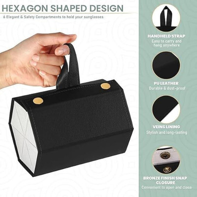 ravijaa Retro Square Sunglasses(For Men & Women, Black)